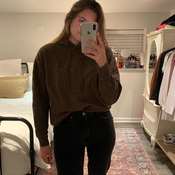 girlfriend collective Sweaters - girlfriend collective forest classic hoodie